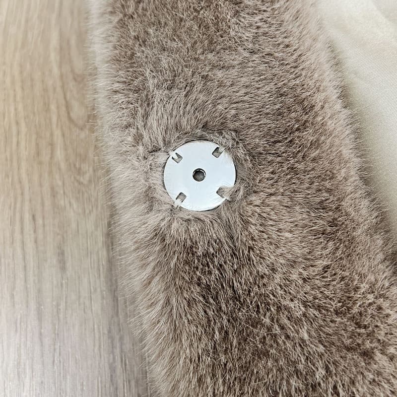 レディースベスト 秋冬新作フード付きファーベスト防寒レディース