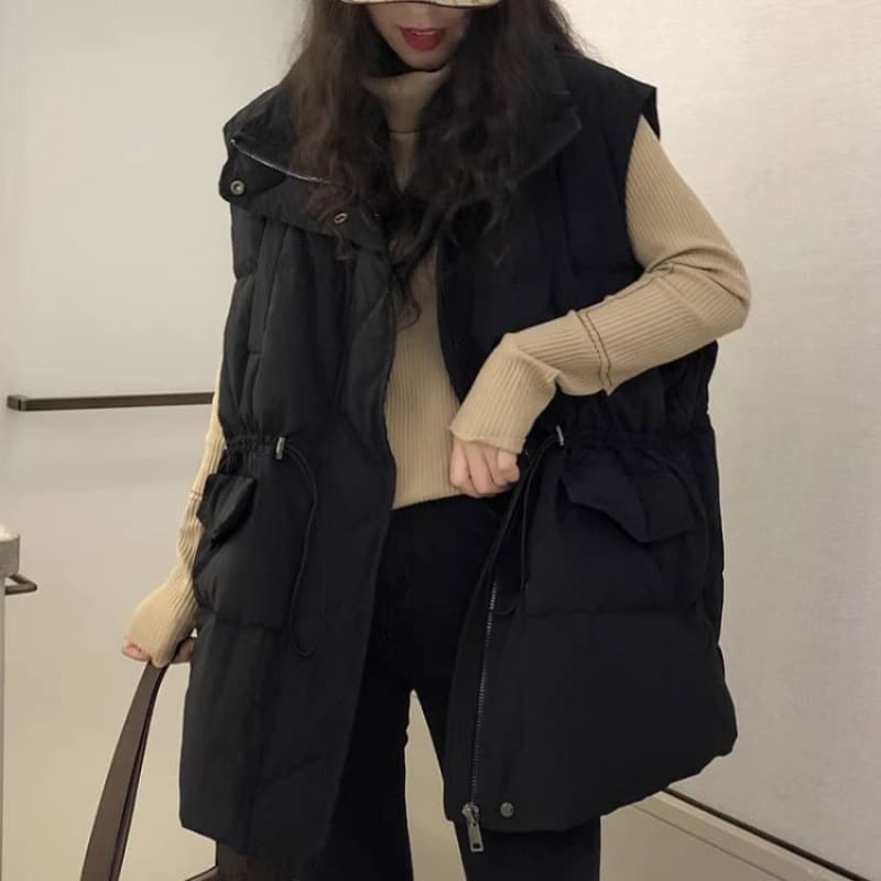 レディースベスト ボリューム感たっぷり中綿ベスト