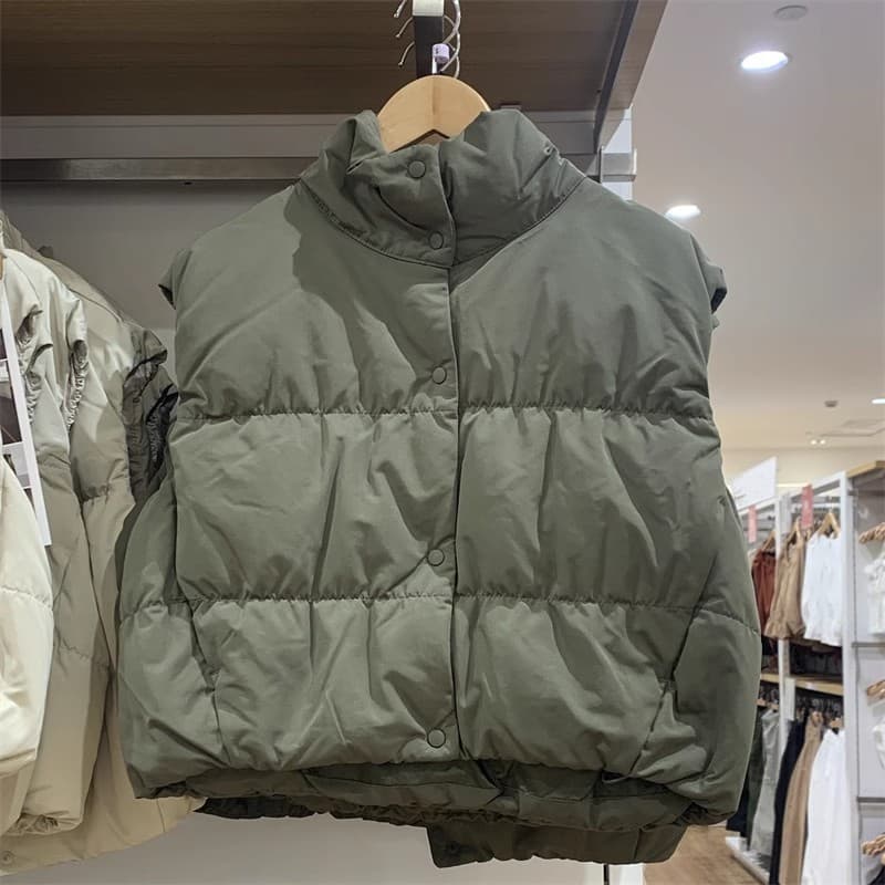 レディースベスト ふんわり軽量中綿ベスト