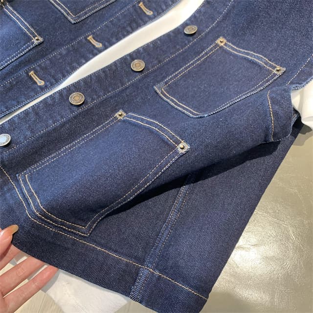 クラシカルデニムレディースベスト