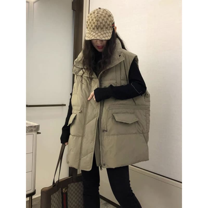 レディースベスト ボリューム感たっぷり中綿ベスト