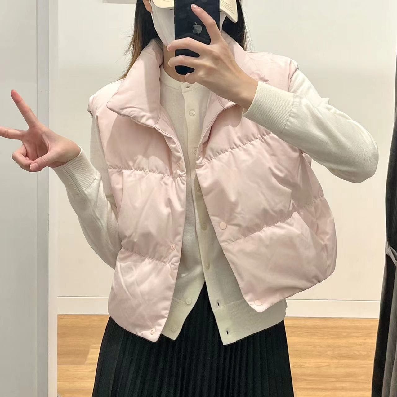 レディースベスト 軽やかキルティングベスト
