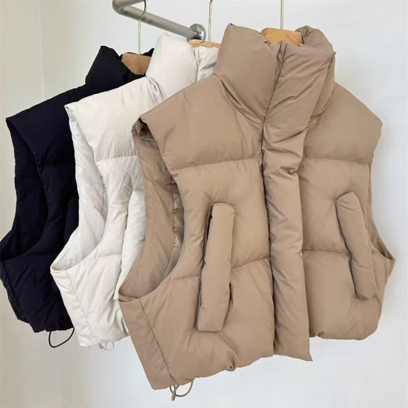 ふんわりやわらか中綿レディースベスト