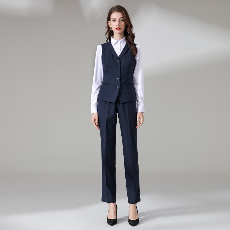レディースベスト しなやかシルエット ベストスーツ