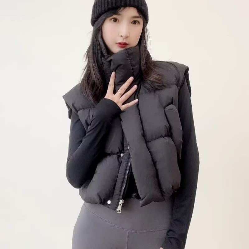 ふんわりやわらか中綿レディースベスト