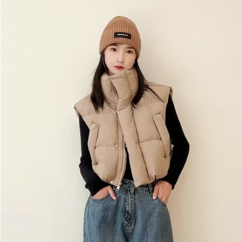 ふんわりやわらか中綿レディースベスト